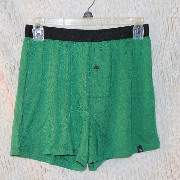 MeUndies green men's/teens boxer shorts W/button size small - Picture 1 of 4